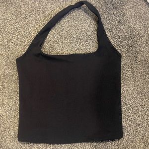 Abercrombie & Fitch Black Crop Top